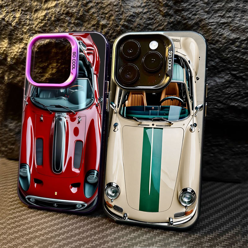 Xiaomi Redmi Note 14 - Adorable Design Stylish Car Print Phone