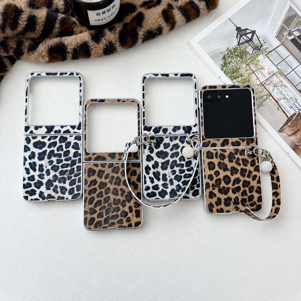 Leopard Print Folding Flip Pho - Matte Anti Glare Screen 评论和价格