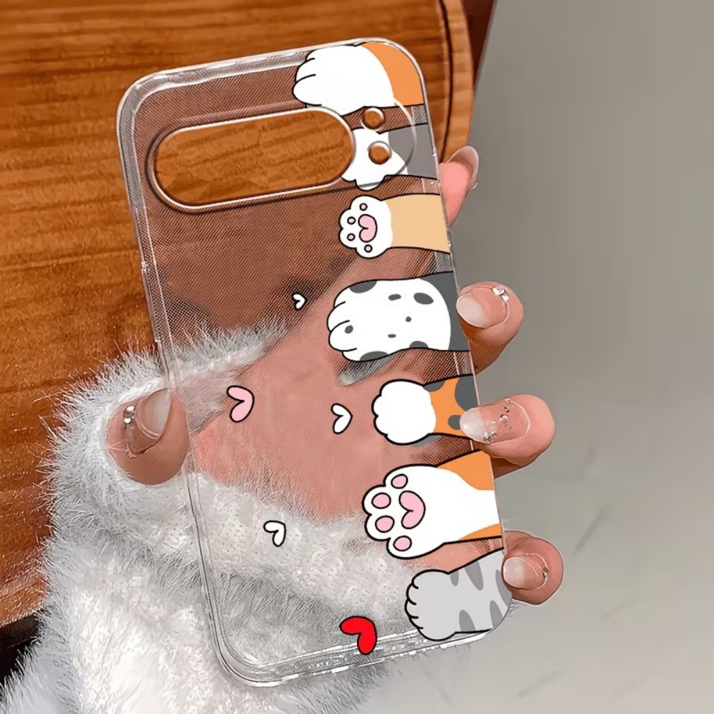 Cartoon Cat Paw Print Crystal  - Google Pixel 8A 评论和价格