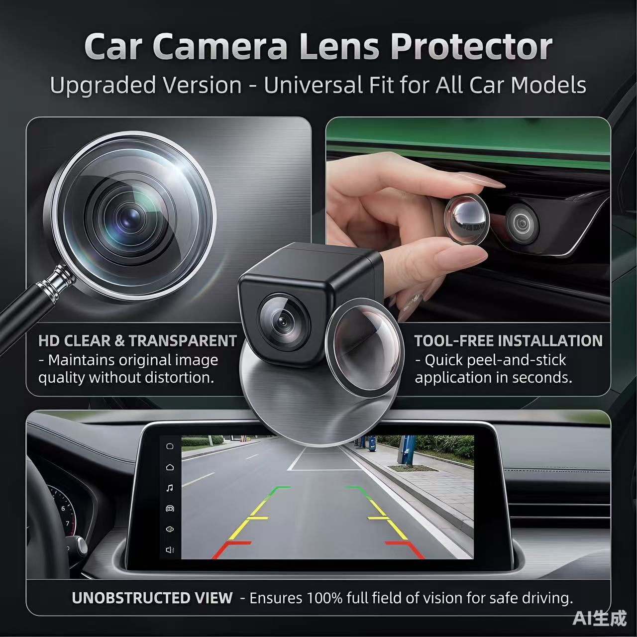 Suitable for Subaru cars, 360- - Camera Lens Protector 评论和价格