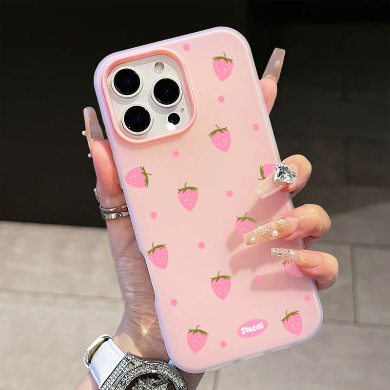 Sweet Pink Strawberry Pattern  - Samsung Galaxy S24 评论和价格