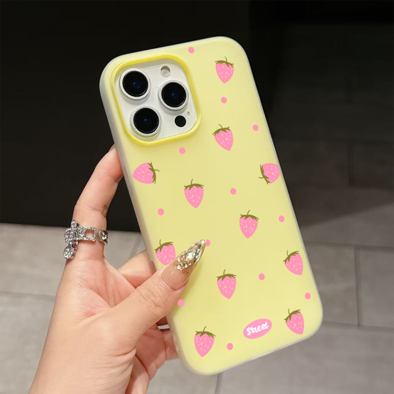 Sweet Pink Strawberry Pattern  - Samsung Galaxy S24 评论和价格