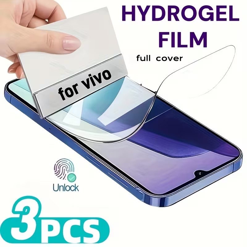 3Pcs Hydrogel Film For VIVO Y2 - Vivo V40 评论和价格