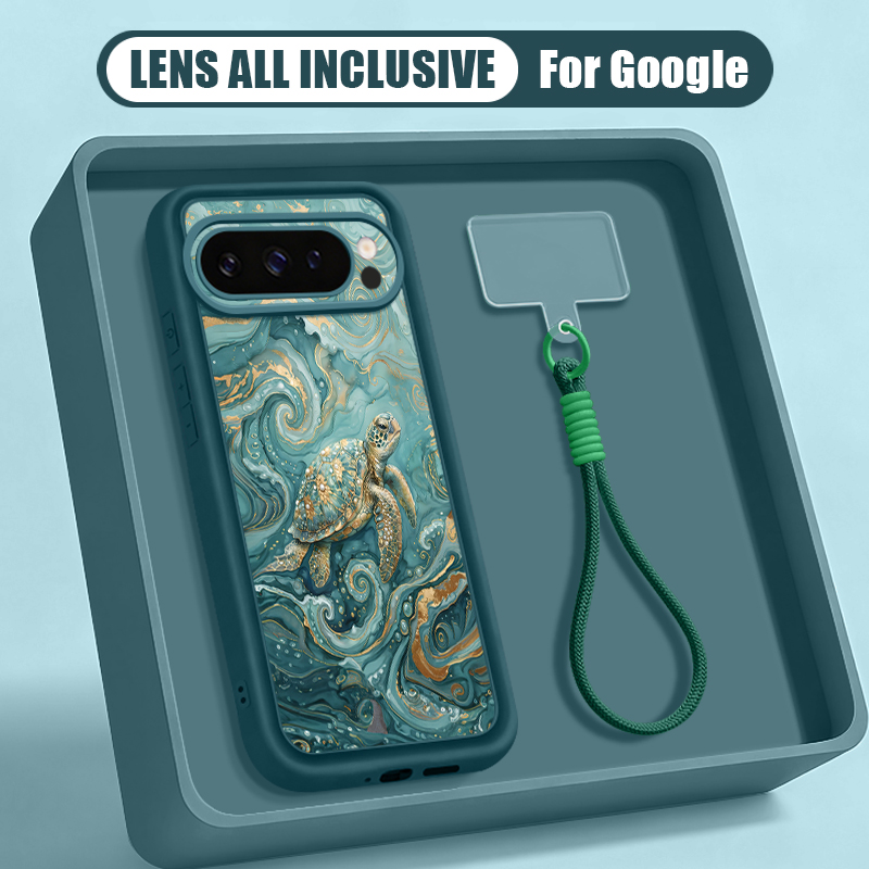 Sea Turtle Print Wrist Strap L - Google Pixel 8A 评论和价格