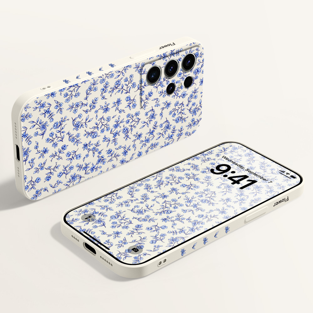 Twisted Floral Phone Case For  - Samsung Galaxy S24 评论和价格