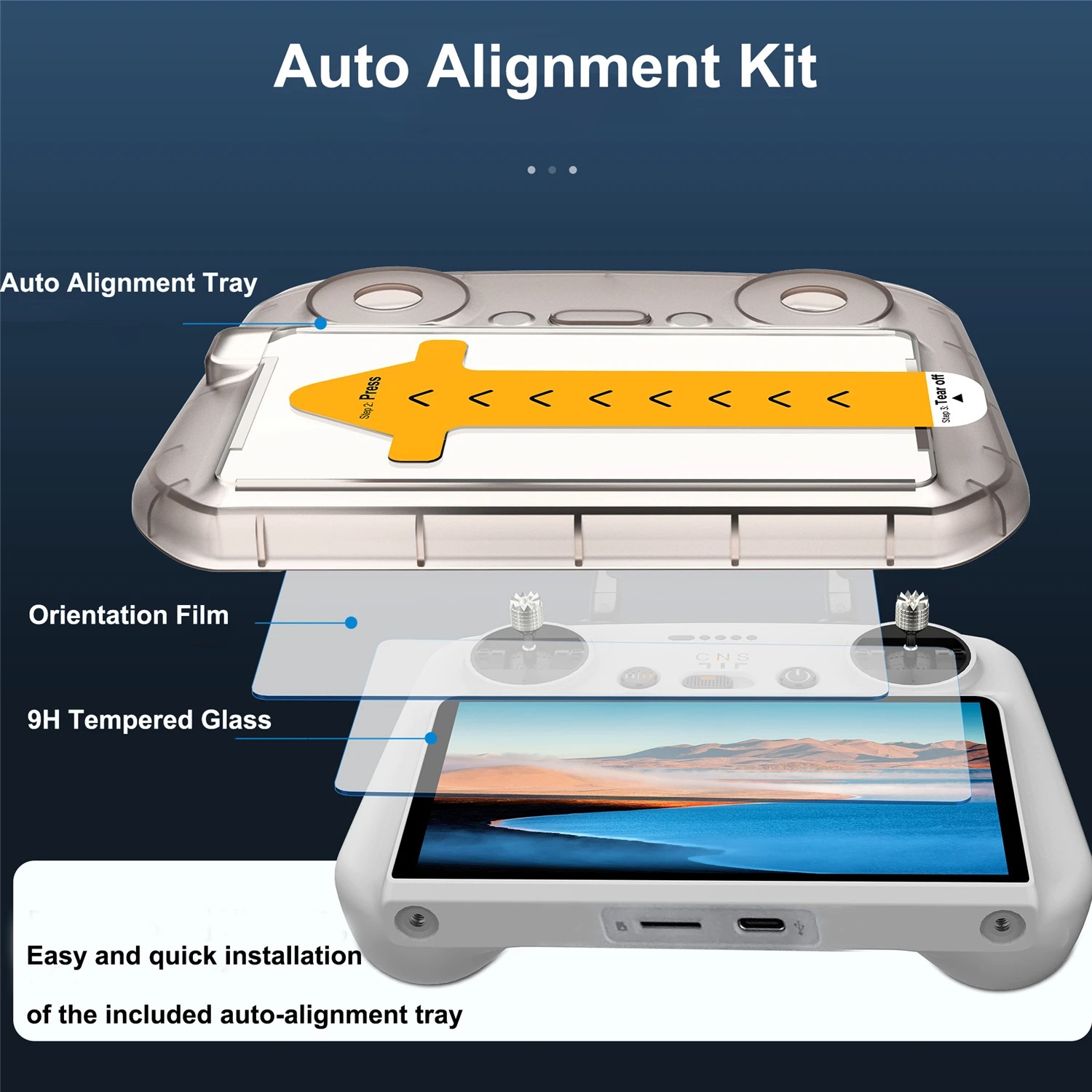 For DJI Flip/Air3/3S/Mini3/4pr - Glass Protector Auto 评论和价格