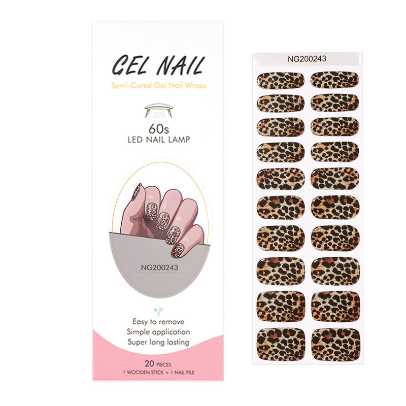 Huizi French Gel Nail Strips P - Full Cover Adhesive 评论和价格